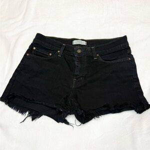 Principle Denim American Made Black Denim Women's Shorts